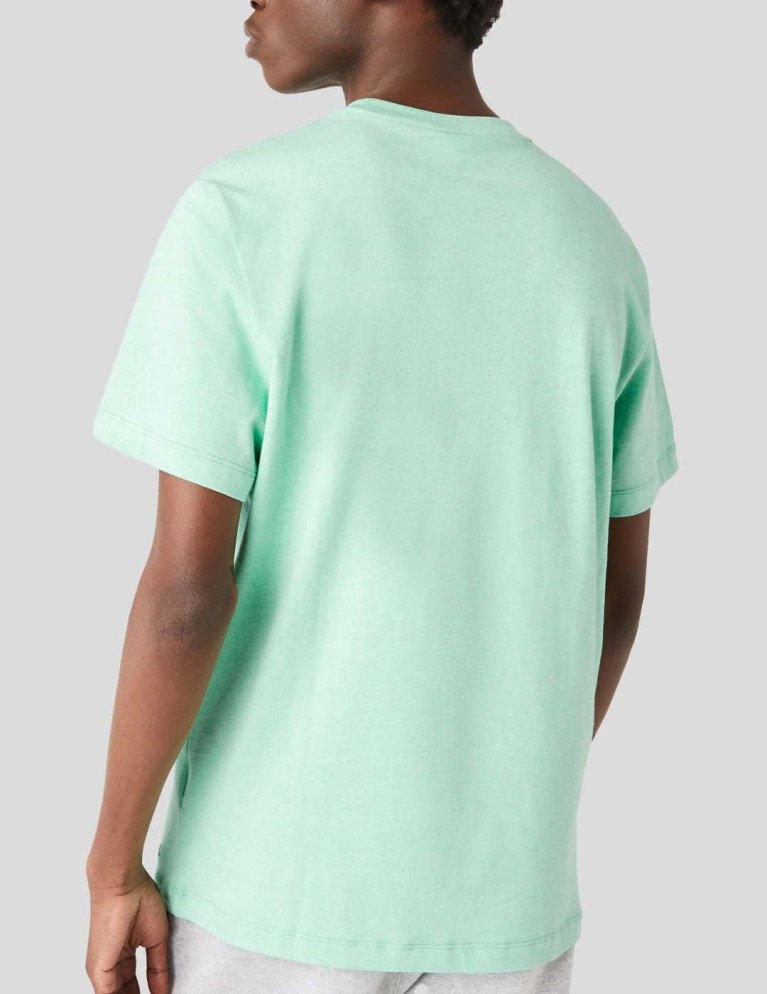 LACOSTE firma e stampa coccodrillo tee trefle chine